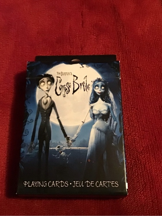 Burton Other - Burton Corpse Bride Playing Cards - Blue and Black Deck